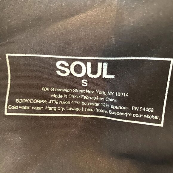 SOUL by SoulCycle Asymmetrical Striped Legging S - Picture 2 of 7
